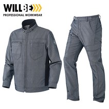 윌비 블랙진 사철복 상하의세트 PR104 PR404 작업복, 115