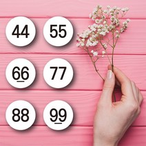 페토닷컴 화이트 디자인 여성의류 사이즈 스티커 100개 세트, 1세트, 77