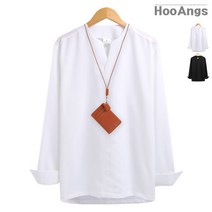 오버핏 노버튼 헨리넥셔츠 MGSST3788