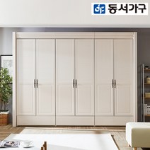 동서가구 바네사 갤러리 6문 장롱세트 DF908242-2, 아카시아콤비