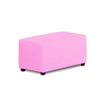 다우미 친환경PU 2인용사각 어린이용 보조의자 유아소파, PU-7534 핑크