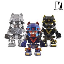 메탈브릭 슈퍼 로보트태권브이 SD DIY 3D 메탈 퍼즐, 블랙