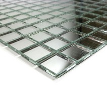 중앙데코 거울타일 미러타일, 01.Y25-A1 실버미러 타일, 1장