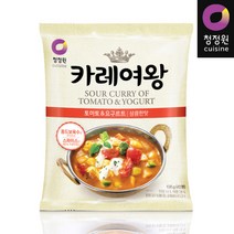 청정원 카레여왕 토마토&요구르트 108gx5봉, 5개, 108g