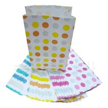 팝콘봉투(중) 100장 - 달콤한 꿈(노랑), 5단