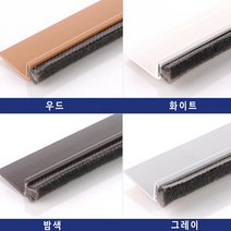 촘촘망 외풍차단 5중틈막이 현관용95cm 문풍지, 밤색, 1개