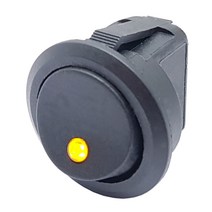모토일렉트론 LED 원형 시소스위치 토글 스위치 락커스위치, CS-30 주황, 1개
