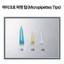 마이크로피펫 팁(Micropipettes Tips) / A형, 1000개입