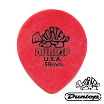 던롭 USA TORTEX 톨텍스 티어드롭 기타피크 413R, 0.60mm (1개)