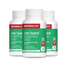 뉴트라라이프 리버가드 56 000mg 플러스 볼도 60캡슐 3통 / Nutralife Liver Guard 56000 Plus boldo, 56000mg, 3개