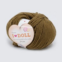 [앵콜스] IDOLL 아이돌실(10+1) 인형실 소품실 면사 뜨개실 털실, 33 카레브라운