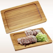 데코하우스 대나무 고기도마 회도마 원목접시 고기접시