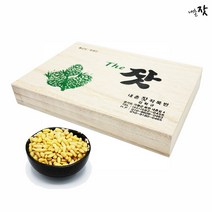 추석 가평잣 오동나무포장1kg백잣 잣, 1개, 백잣1kg(오동나무포장)