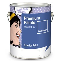 노루페인트 팬톤페인트 외부용 친환경 수성페인트 0.9L 에그쉘광 조색, Bubblegum 17-1928