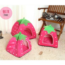 제이앤씨 애견 하우스, 애견하우스-딸기핑크