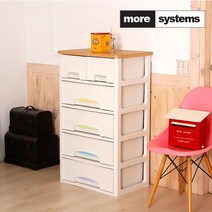 모아시스템즈 우드 베이비 수납장 5단 트윈1일반4단 플라스틱서랍장