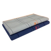 송월타올 카운테스마라 모던체크 스포츠타올 30 5장, 남색