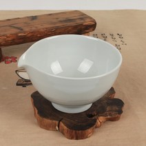백자 물레 3인 숙우