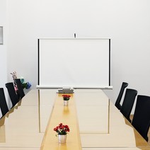 이동형 삼각대 접이식 롤스크린 이동식 스탠드형 빔프로젝터 빔프로젝트 빔스크린, 02) 이동식 스탠드형 빔스크린 60인치