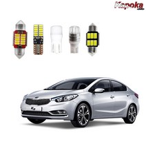 카포카 + 기아 K3 더뉴K3 (2011~2017년형) LED실내등 번호판등, 도어등T10, 2개