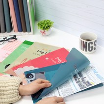 L홀더 캐릭터 10매 A4 홀더 바인더 L자 화일 문서 파일, A01.애니멀_너구리