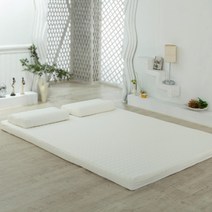 럭스앤펀 라텍스매트리스커버 퀸(Q) (150x200cm) 높이 3 5 7.5 15cm, 아이보리(퀸7.5cm)