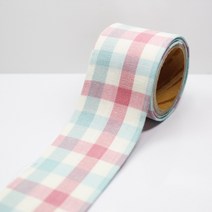 리본디자이너 원단리본, 52-데미안핑크[폭40mm], 50cm
