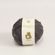 [앵콜스] 아가 오가닉코튼실 30g AGA Organic Cotton 유기농 면사 오가닉실 뜨개실 아기옷 아기양말 모자, 35 약간진그레이