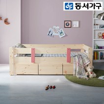 동서가구 LV 카비 아동벙커침대, 핑크(낮은벙커침대(프레임만))