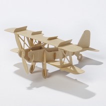 페이퍼로 미니 복엽기&기차, 미니복엽기_크림