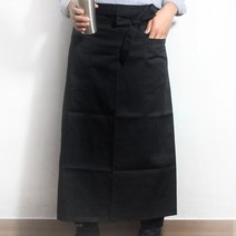 [바리스타 앞치마 대 블랙]//국내산/카페앞치마/레스토랑앞치마/식당앞치마/호텔앞치마/바텐더앞치마/커피용품/바용품