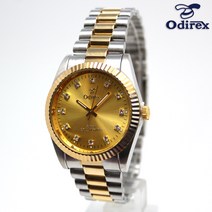 Odirex 남자남성용 국산 명품렉스 콤비 메탈손목시계