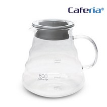 카페리아 커피서버 800ml CG3 유리포트 드립서버 주전자 커피포트 핸드드립 커피, 1개