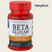 Piping Rock 베타글루칸 Beta Glucan 250mg, 1개