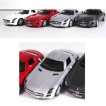 메르세데스 벤츠 SLS AMG 미니카 1대36 스케일 (화이트 그레이 레드)