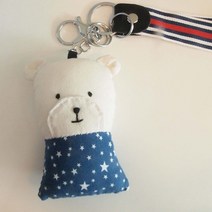 날아라미쎄스깡 바느질 DIY 키링 인형 만들기 미니돌키링_곰, 남여공용