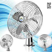 플러스다이 에코 크롬 메탈 선풍기 12V 24V 차량용선풍기 카팬, 에코메탈카팬_24V