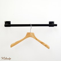 코코디피 사각 벽봉 행거 옷가게 옷걸이 헹거 파이프 매장용 벽 인테리어 천장 고정, 가로 100cm + 금색