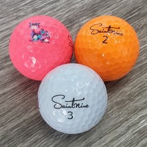 천하 로스트볼 중고골프공 모음 (30알), 세인트나인 A- 화이트칼라혼합 (30알) 로스트볼, 3팩