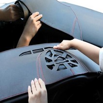 DUB 폭스바겐 제타 6세대 포인트 스티치 가죽 대쉬보드커버 열기차단 튜닝용품, 인피니티 G37세단/s(09~12년)