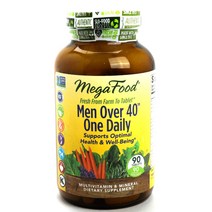 메가푸드 멘 오버 40 원 데일리 타블렛 글루텐 프리 비건, 90개입, 1개, 90정