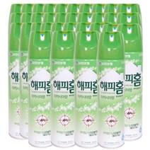해피홈 에어로솔 모기약 아카시아향(수성) 500ml, 24개