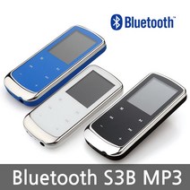 엠피리버 S3B MP3 블루투스 FM 정전식터치 녹음 내장스피커, 블랙, 16GB