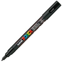 [미쓰비시]포스카 PC-3M(0.9~1.3mm/블랙), 단품