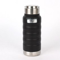 오슬로 스테인레스 기능성 아웃도어 텀블러, 블랙, 500ml