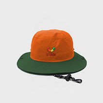 유키즈 [ 키즈 아웃도어 ] 아동 기능성 숲 사파리모자 오렌지