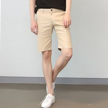 더디테일 남성용 베이직 4부 면반바지