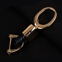 BRICX 인피니티 스마트키 아쿠아 글리터 TPU 우레탄 키케이스, 샤르망 미니가죽키링-블랙