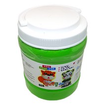 대한산업 칼라 클레이 500g 용기형 대용량 컬러 벌크, 살구