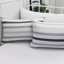 베드앤데코 쿨스킨 선염시어서커 베개커버